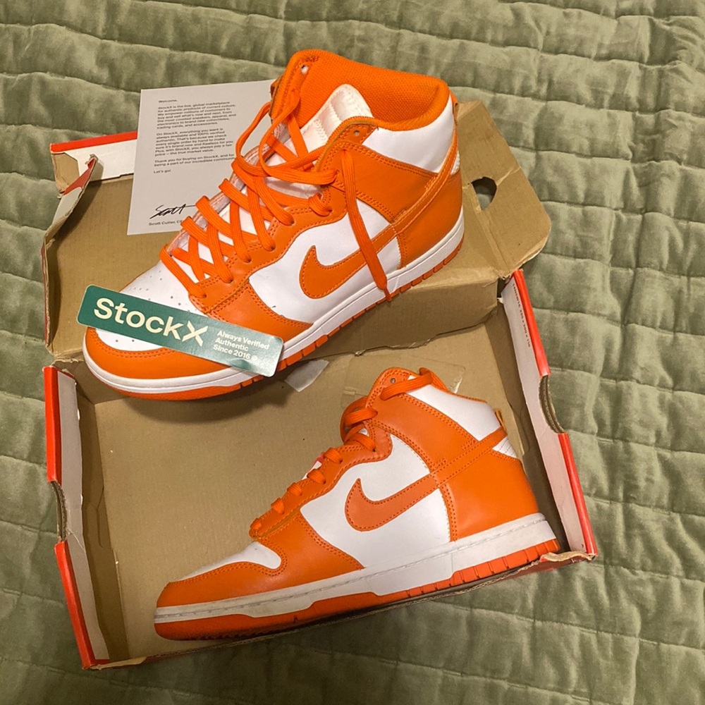 NIKE dunk high Syracuse(lightly worn)